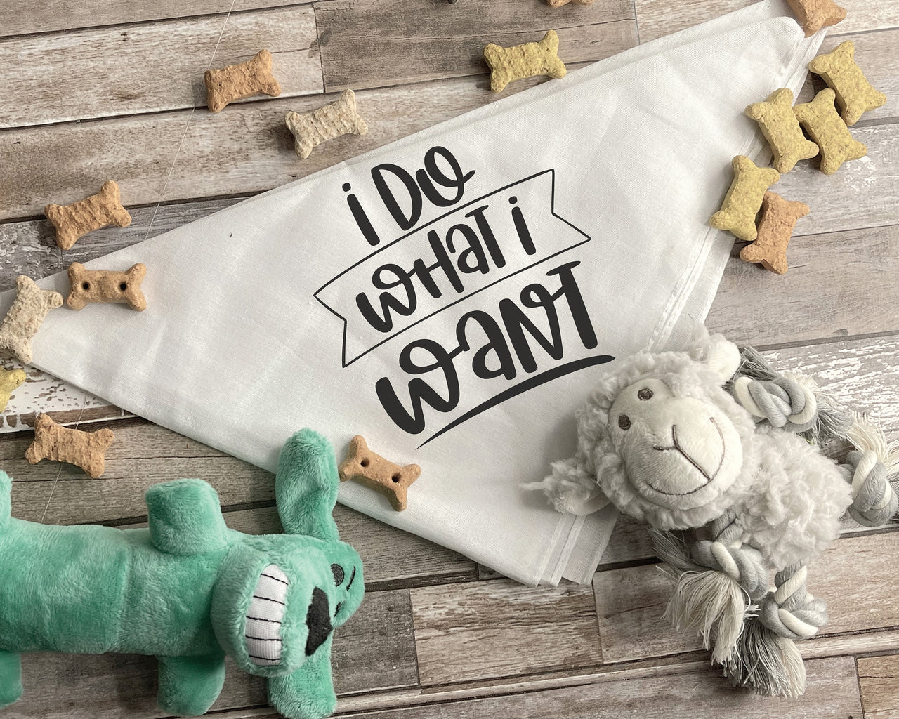 I Do What I Want Dog Bandana SVG