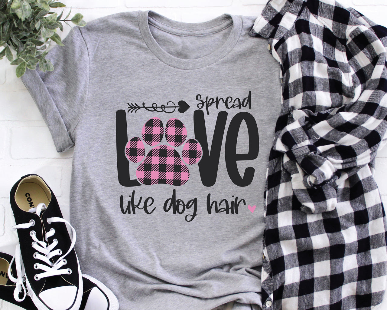 Spread Love Like Dog Hair Svg