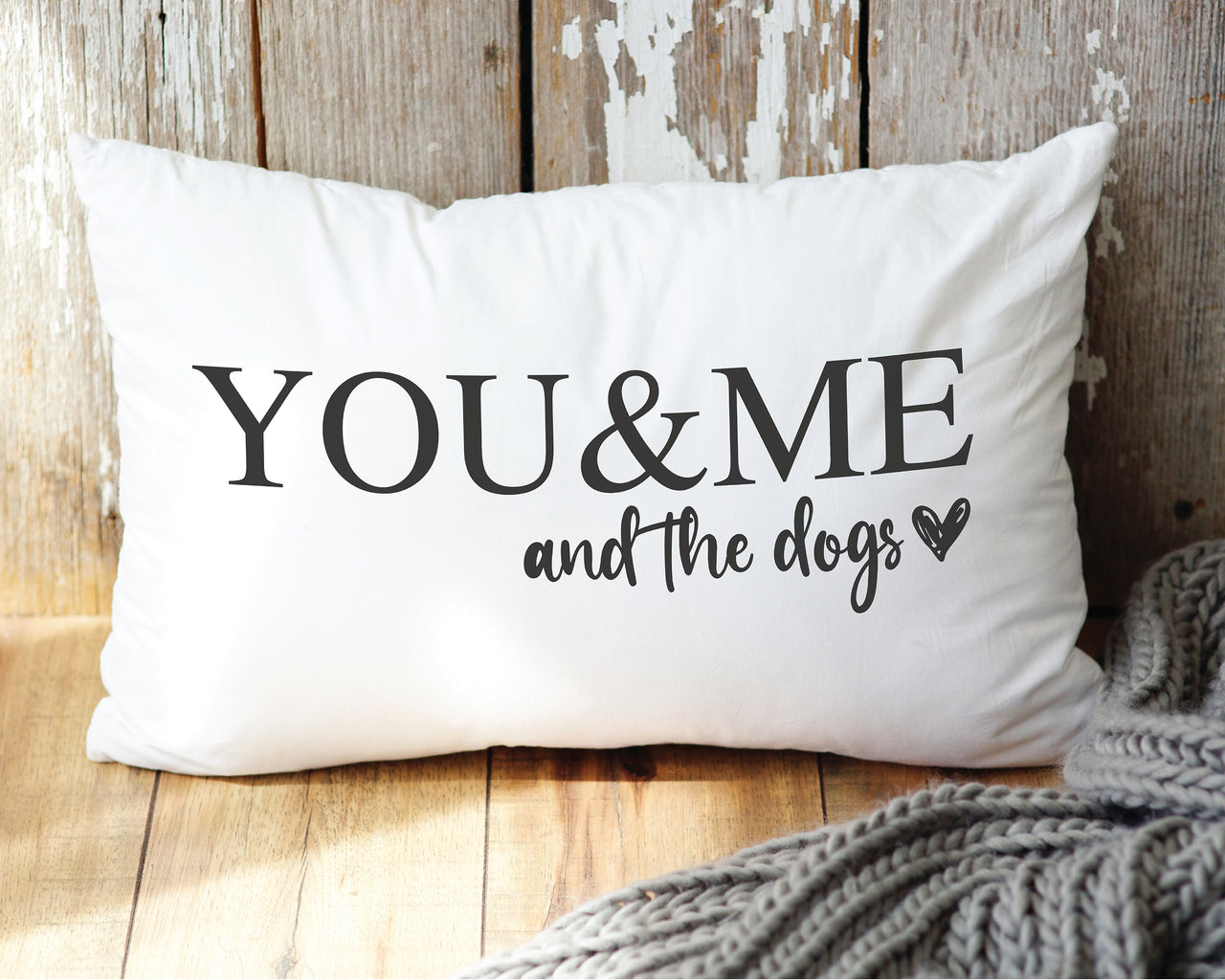 You and Me and the Dogs SVG