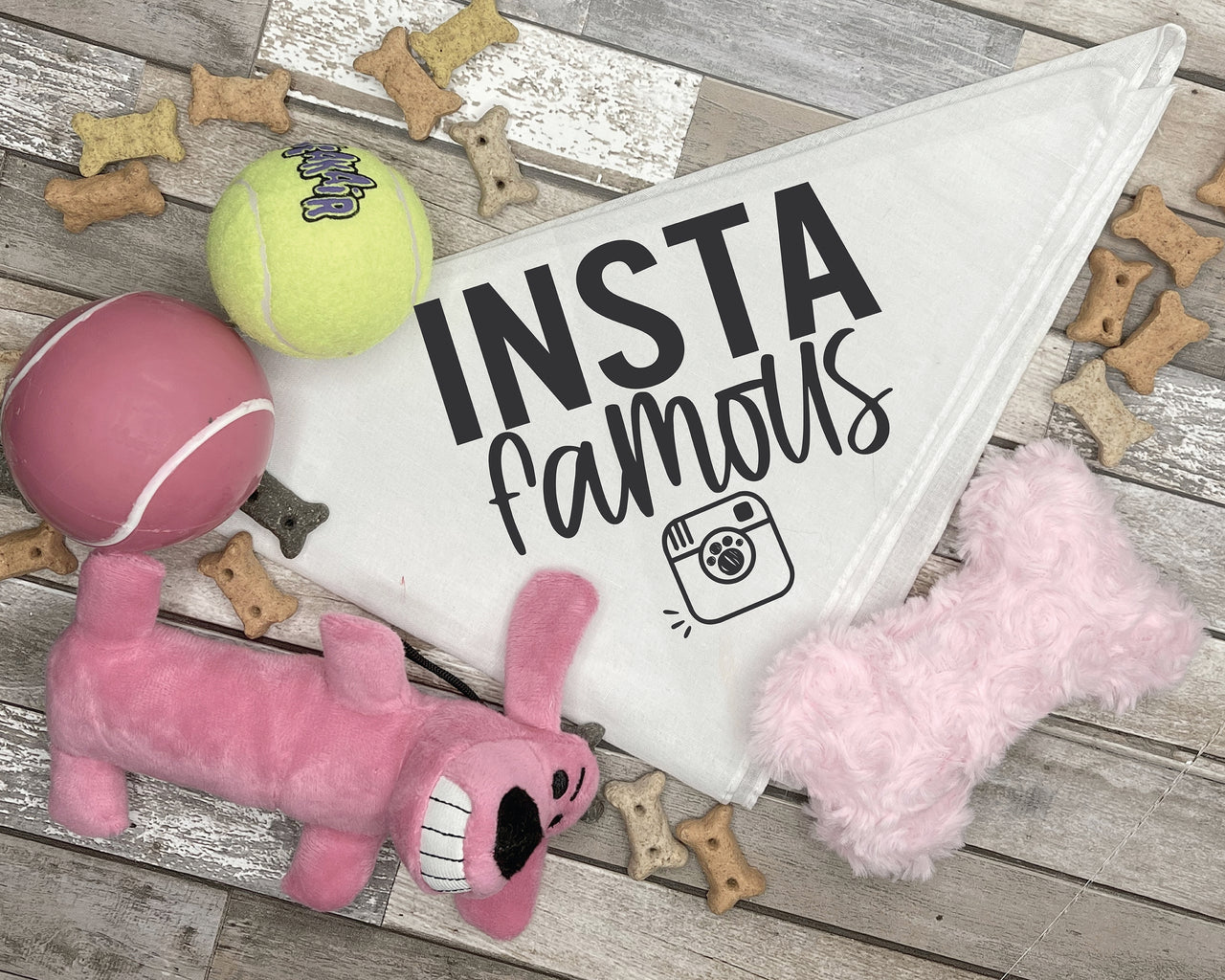 Insta Famous Dog Bandana SVG