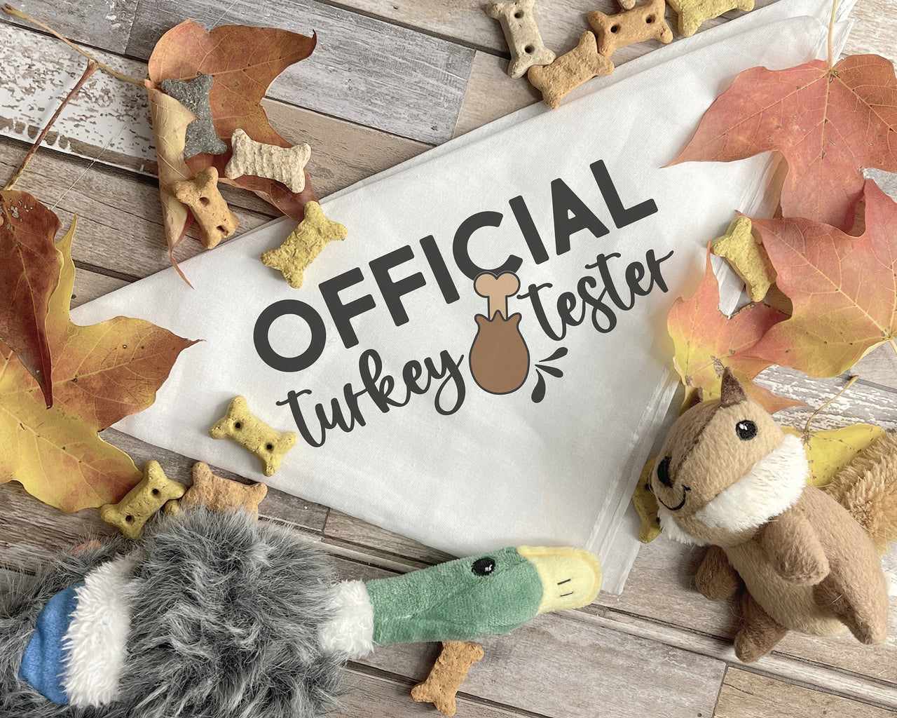 Official Turkey Tester Dog Bandana SVG