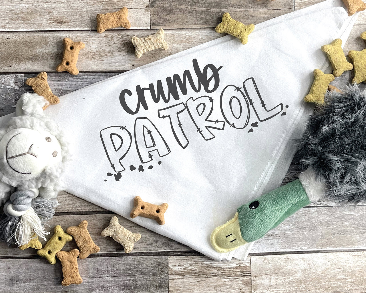 Crumb Patrol Dog Bandana SVG