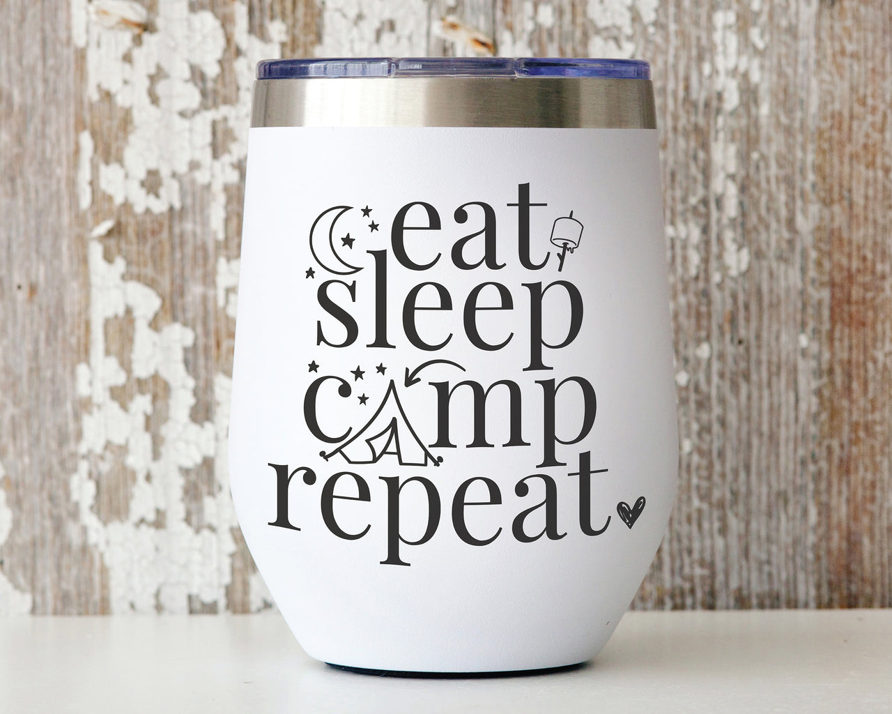 Eat Sleep Camp Repeat SVG