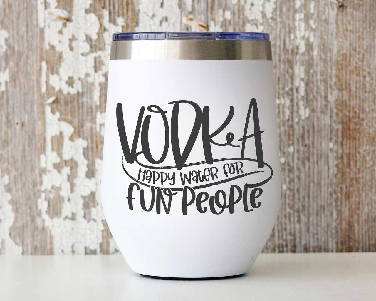 Vodka Happy Water For Fun People SVG