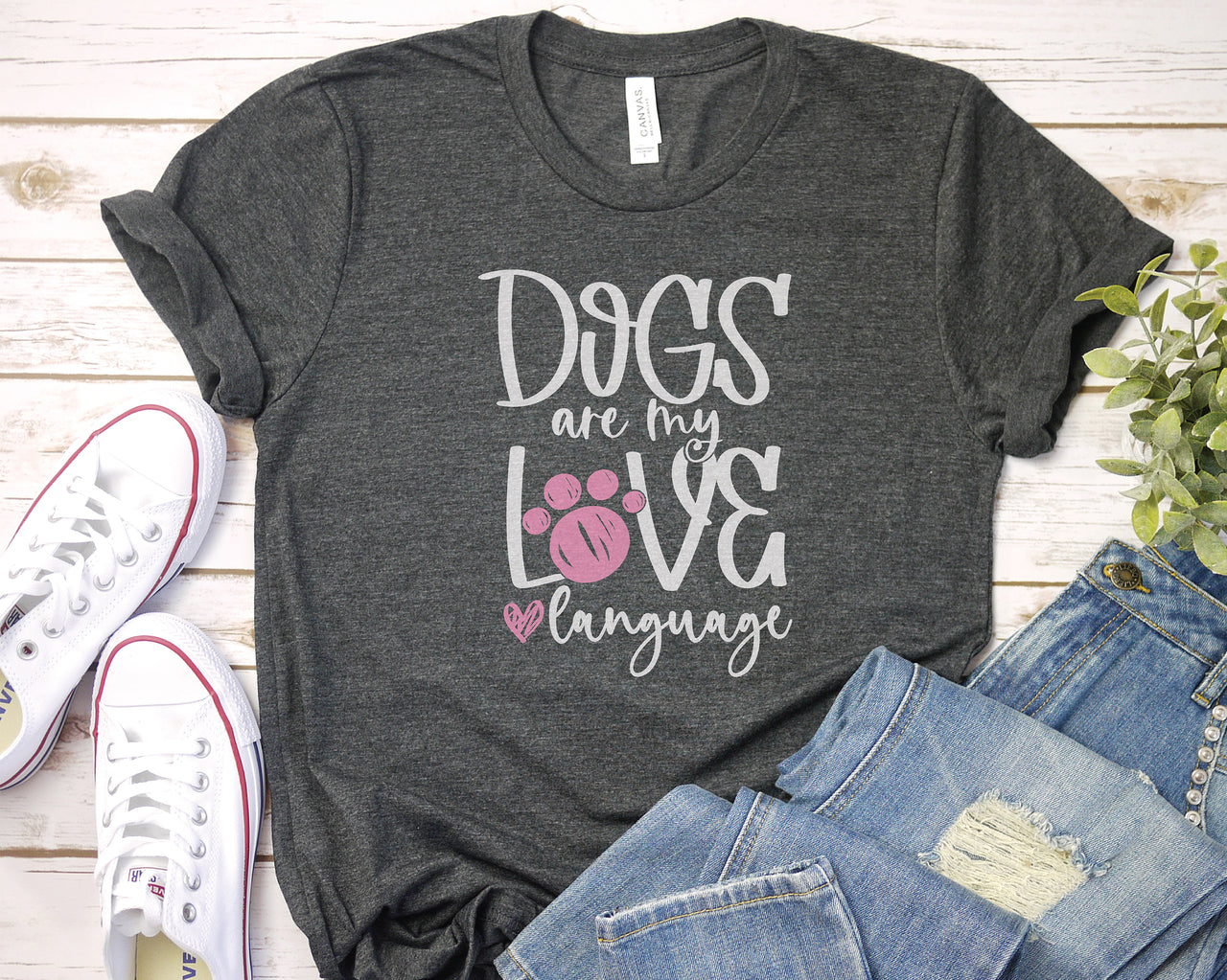 Dogs Are My Love Language SVG
