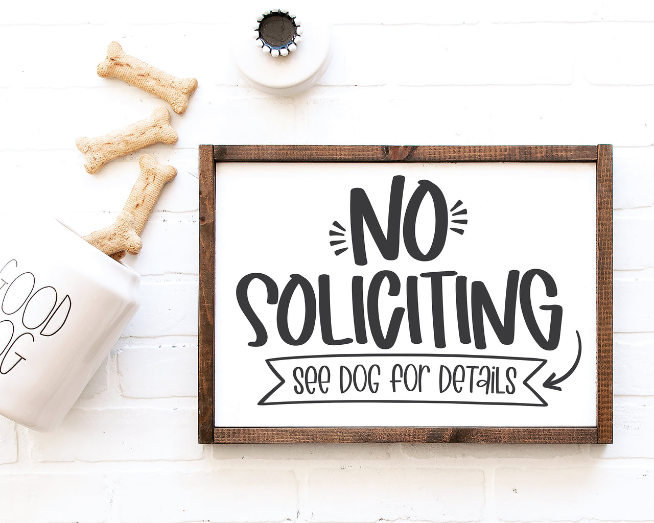 No Soliciting See Dog For Details SVG