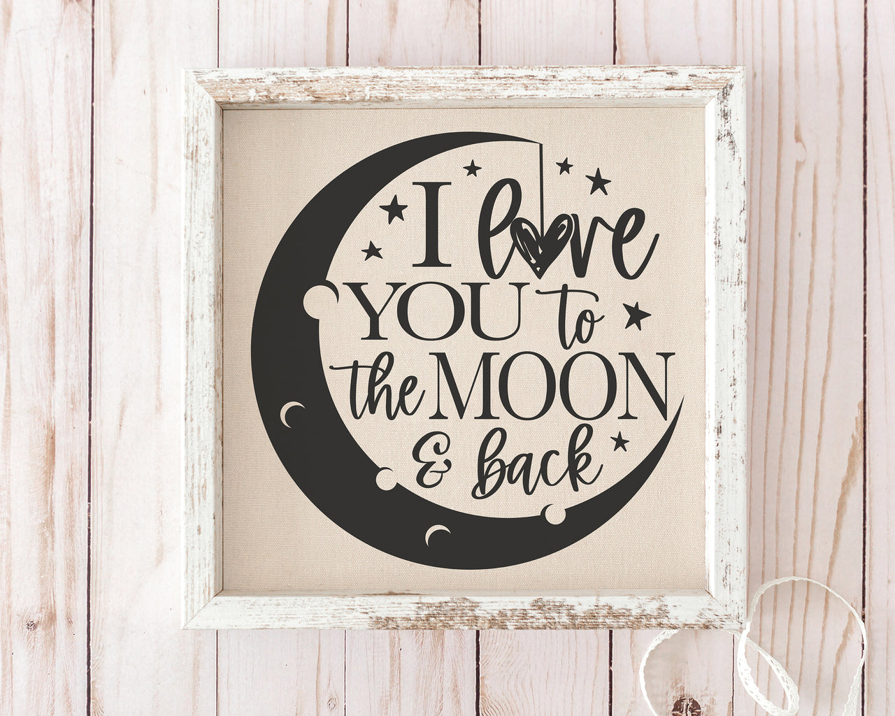 I Love You to the Moon And Back SVG