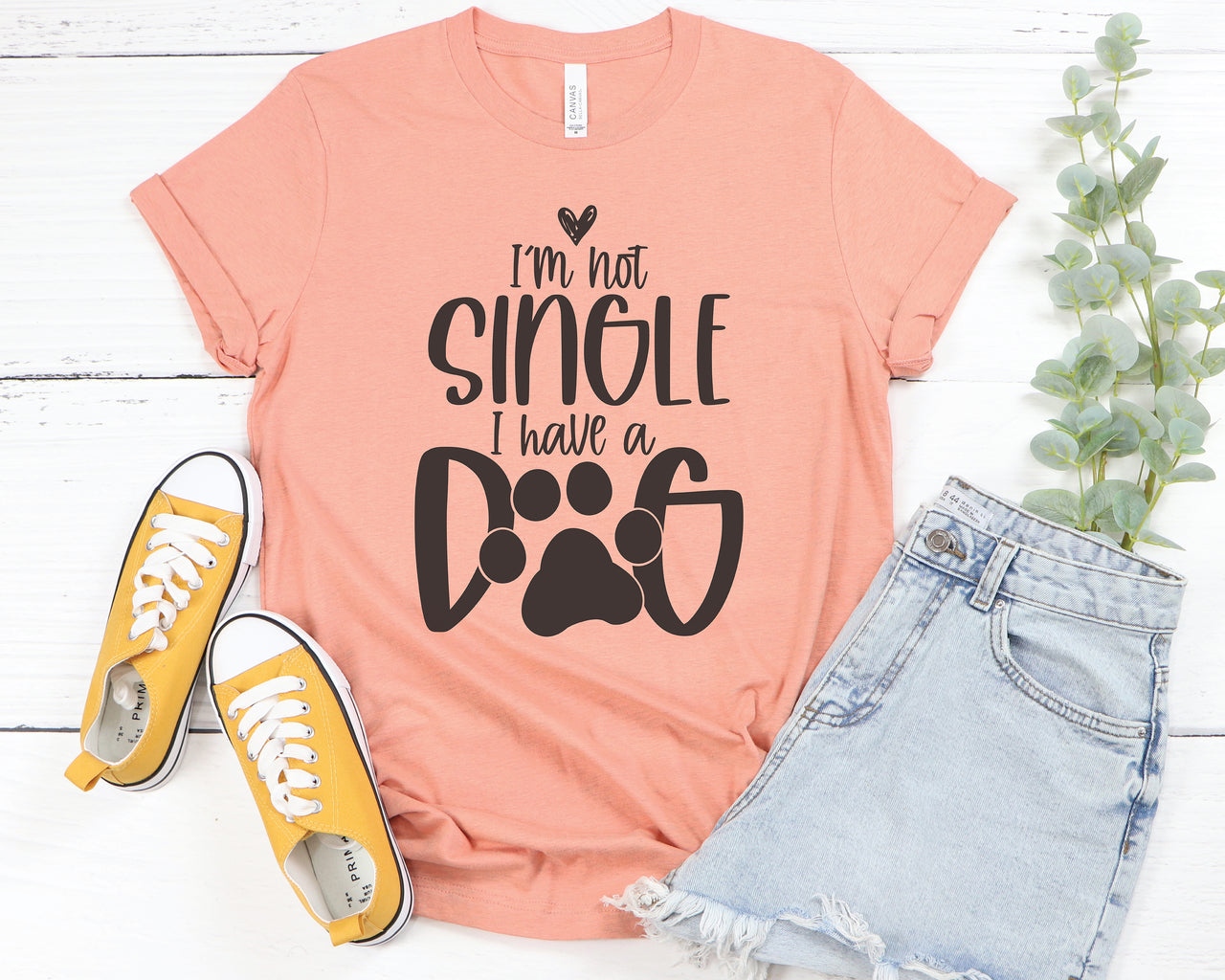 I'm Not Single I Have A Dog SVG