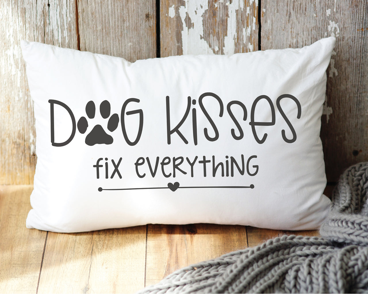 Dog Kisses Fix Everything SVG