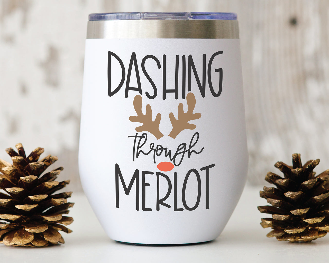 SVG Digital Download, Dashing Through Merlot