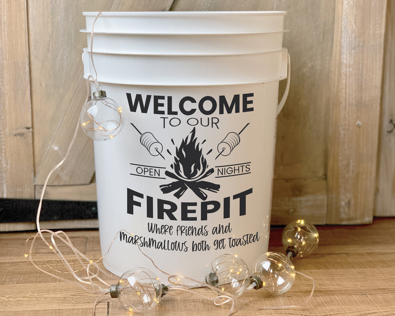 Welcome To Our Firepit SVG