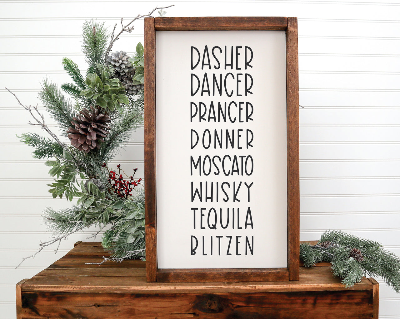 Boozy Reindeer Names SVG