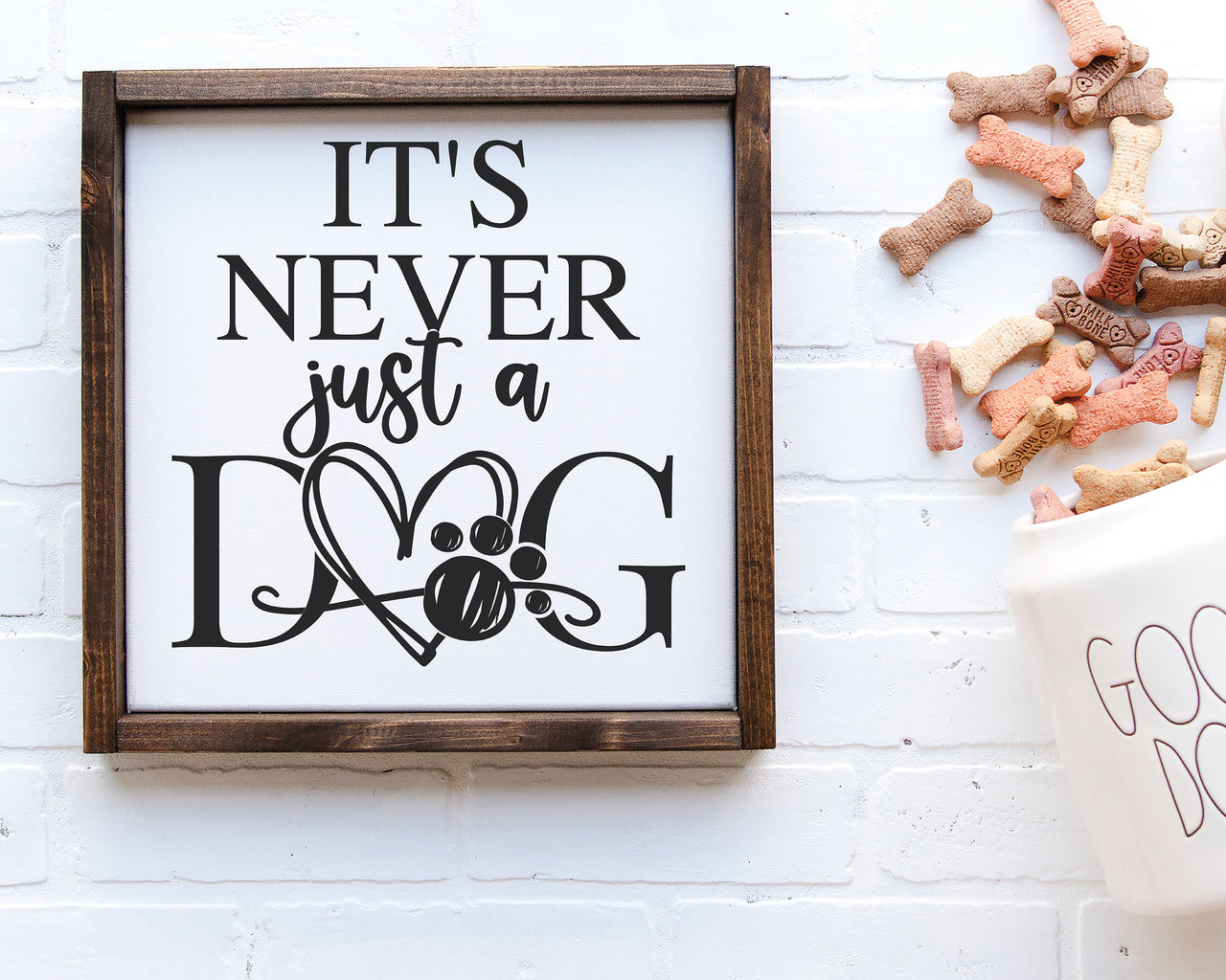 It's Never Just A Dog SVG