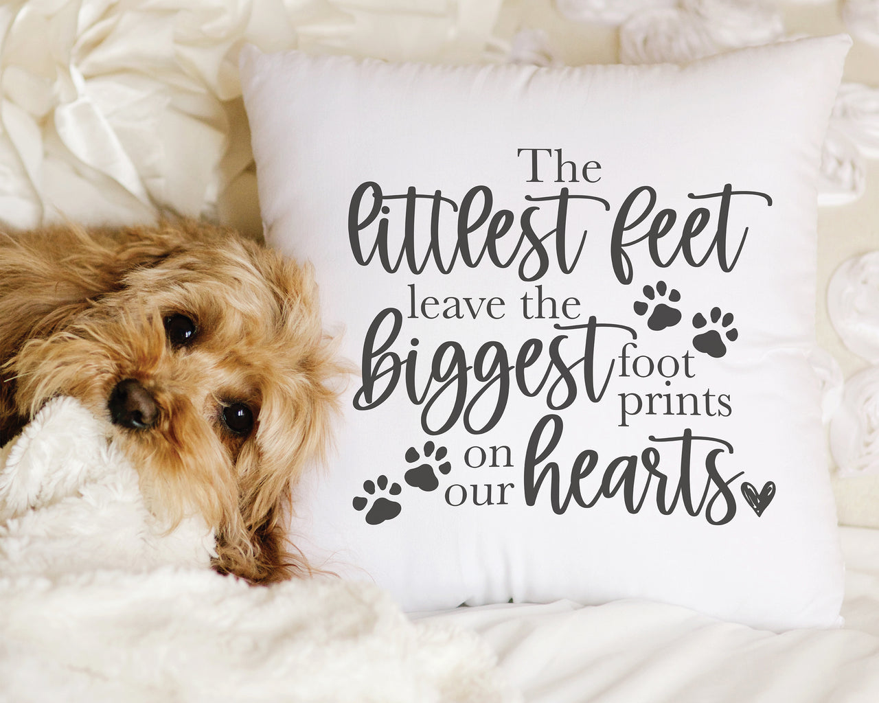 Littlest Feet Leave The Biggest Foot Prints SVG