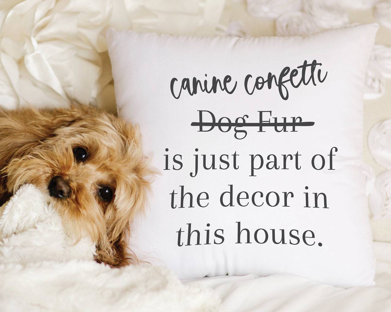 Dog Fur Is Just Part Of The Decor SVG