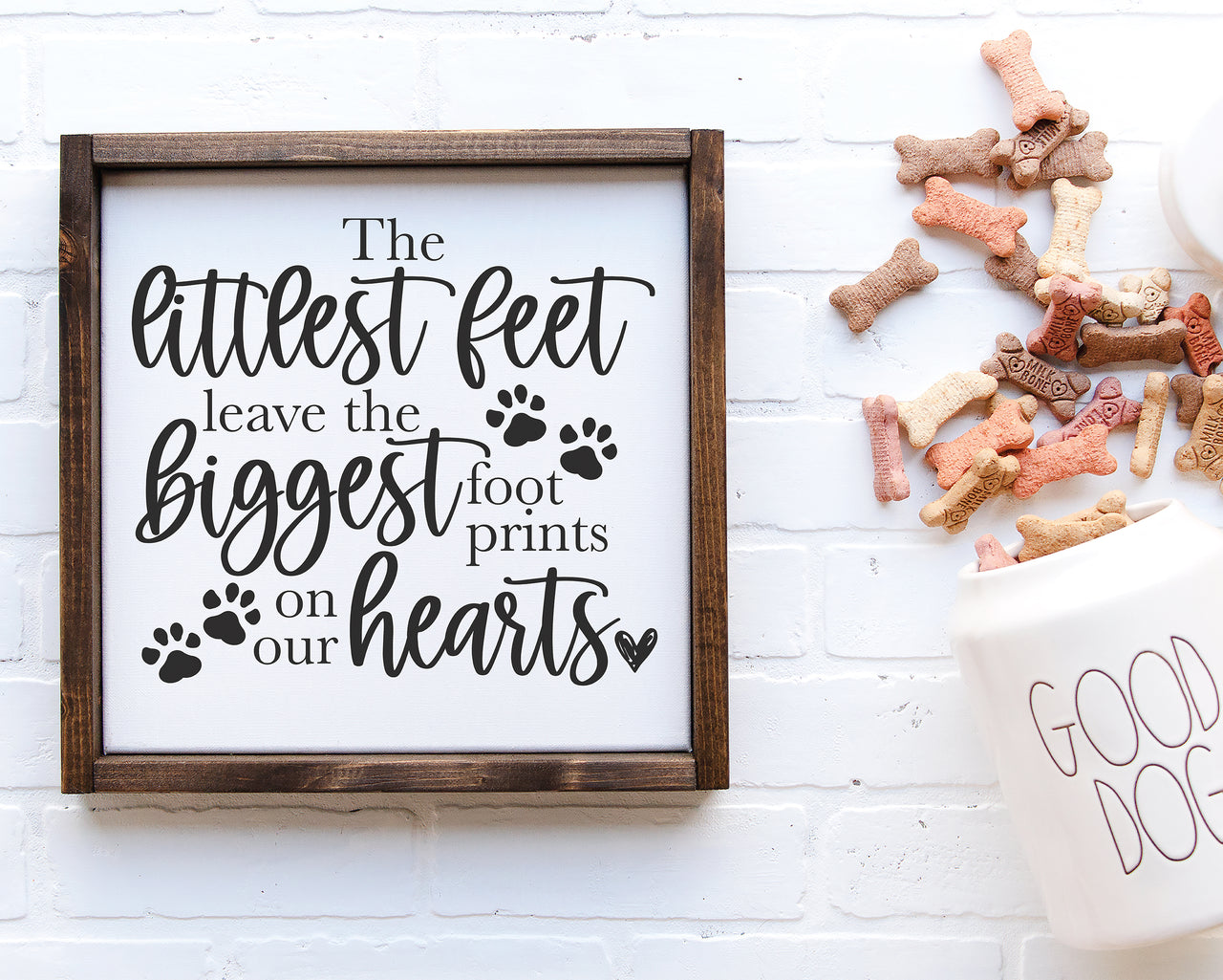 Littlest Feet Leave The Biggest Foot Prints SVG