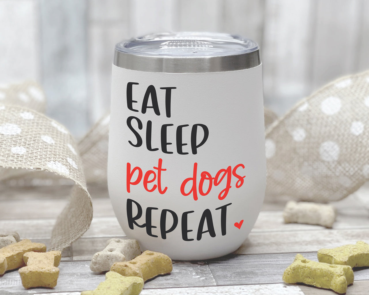 Eat Sleep Pet Dogs Repeat SVG