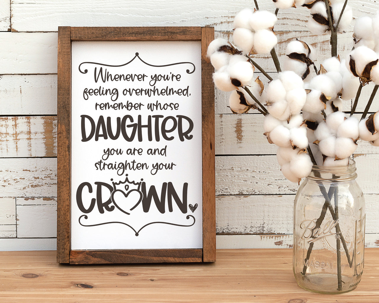 Remember Whose Daughter You Are And Straighten Your Crown SVG