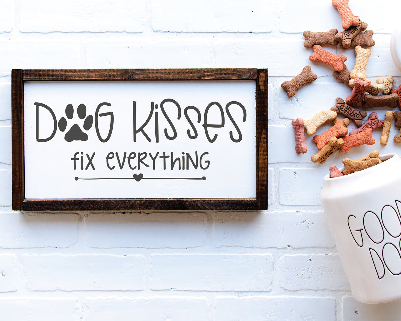 Dog Kisses Fix Everything SVG