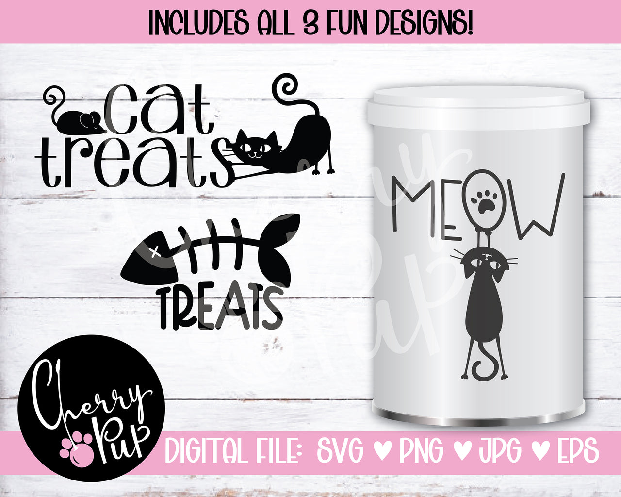 Cat Treats SVG Bundle