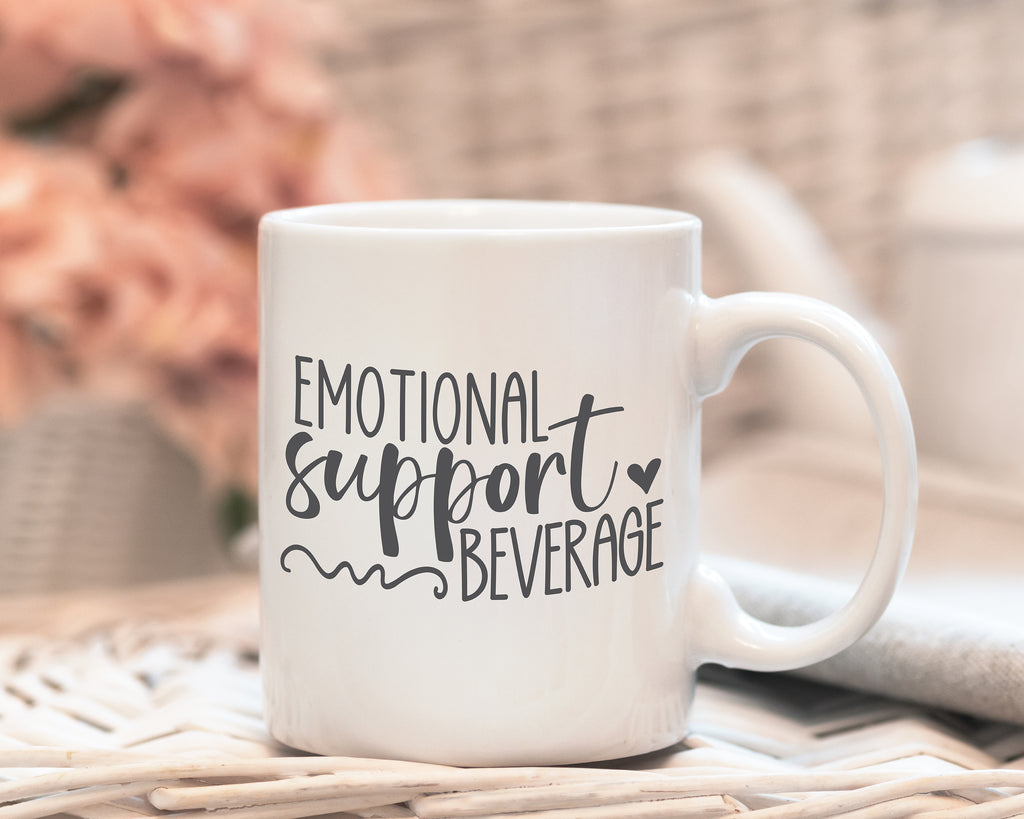 Emotional Support Beverage SVG – Cherry Pup Designs