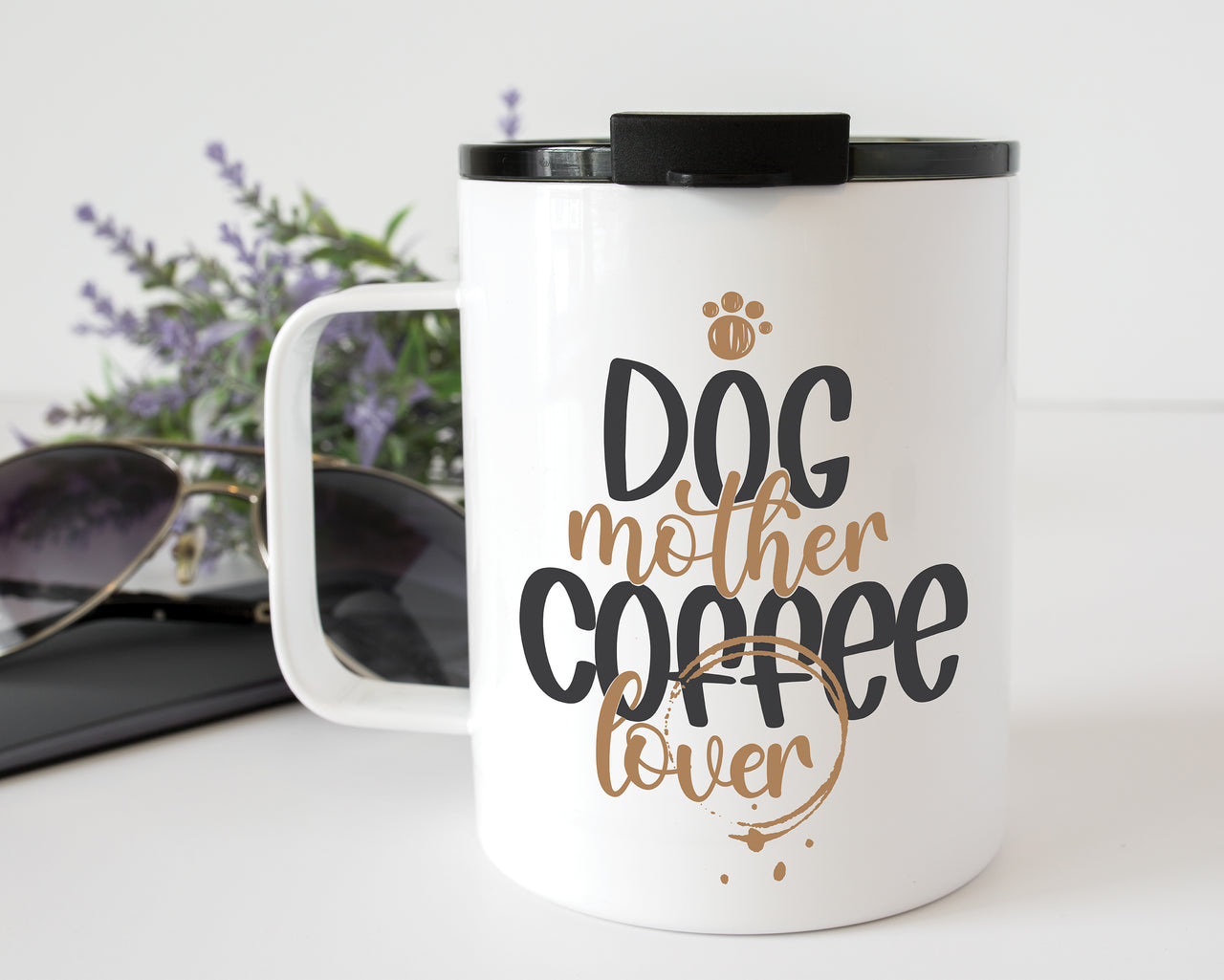 Dog Mother Coffee Lover SVG