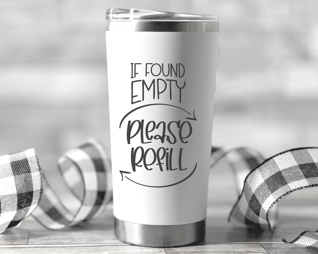 If Found Empty, Please Refill SVG Digital Download