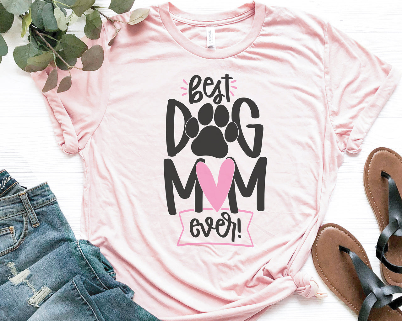 Best Dog Mom Ever SVG