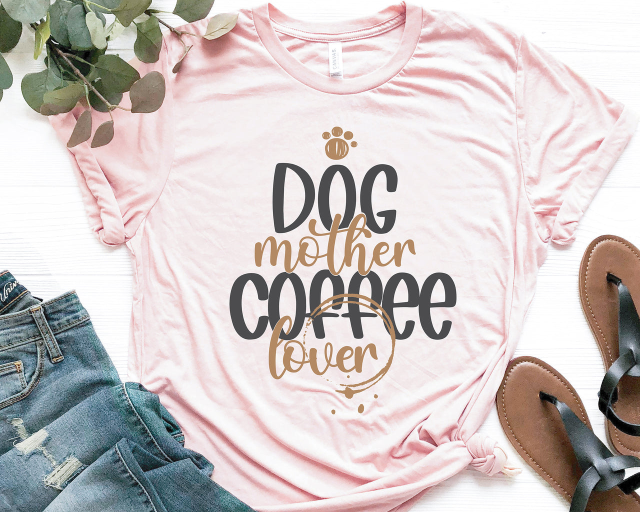 Dog Mother Coffee Lover SVG