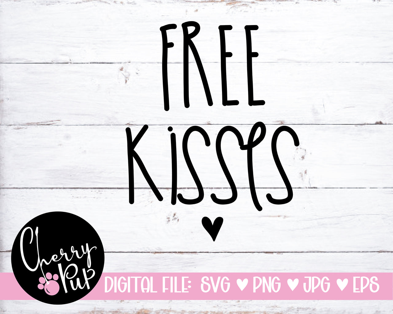 Free Kisses Svg