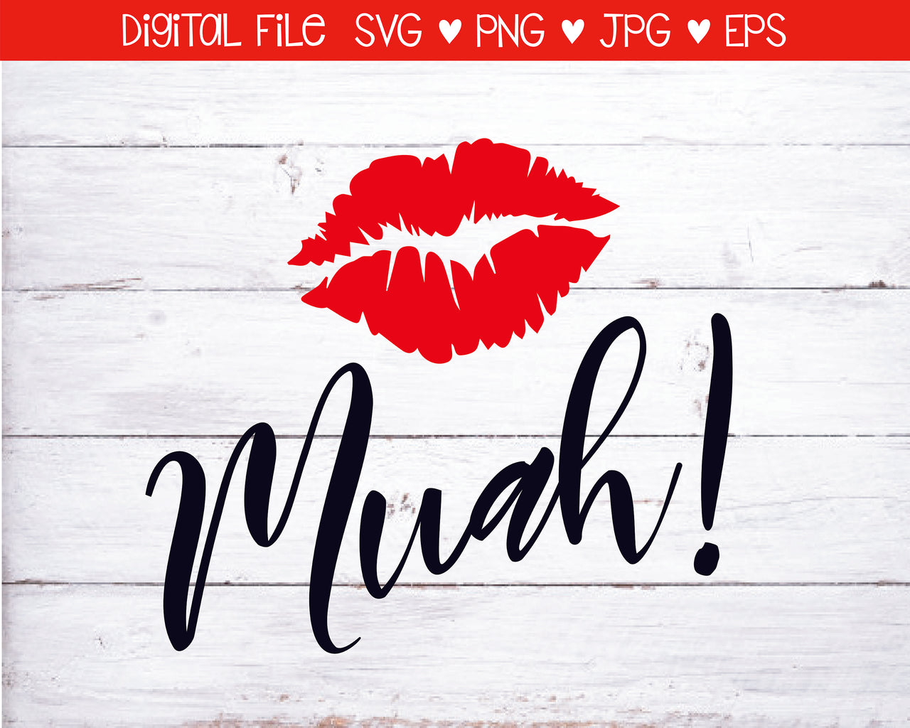 Sealed With A Kiss SVG