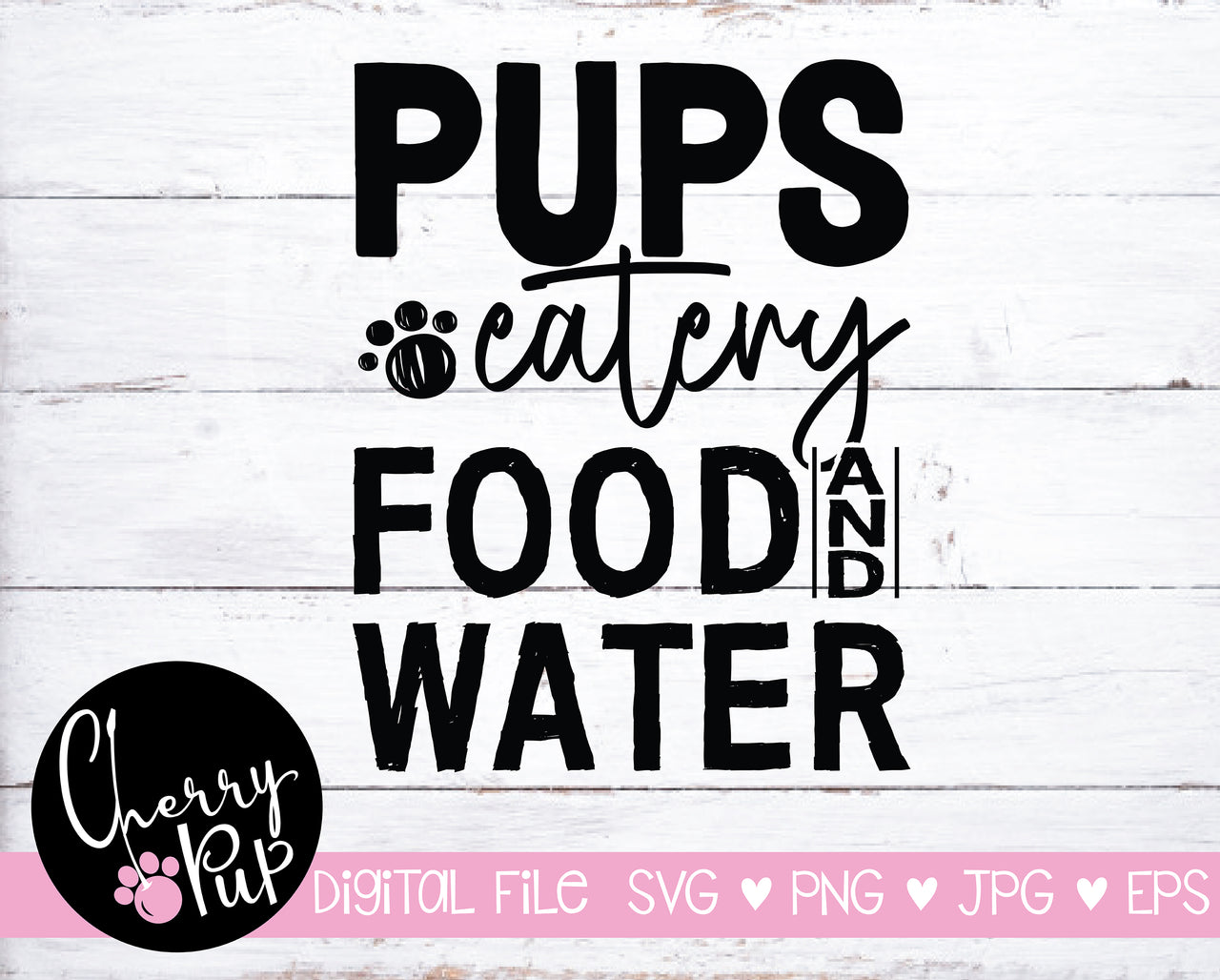 Pups Eatery Food & Water