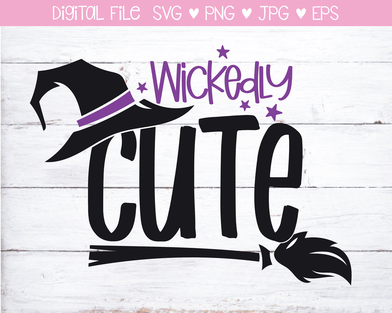 Wickedly Cute Dog Bandana SVG