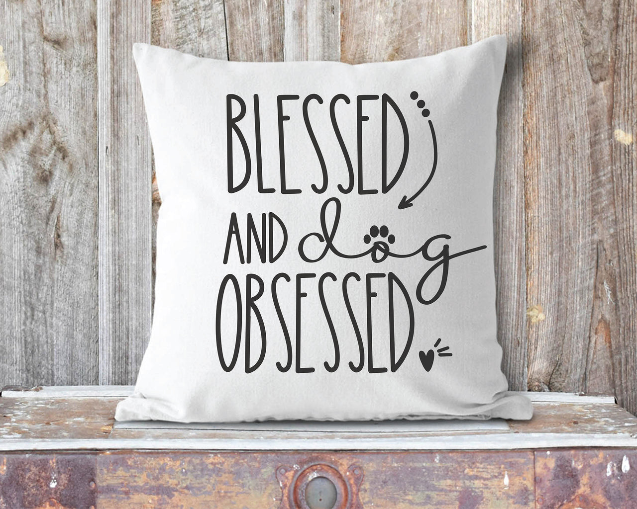 SVG Digital Download, Blessed And Dog Obsessed