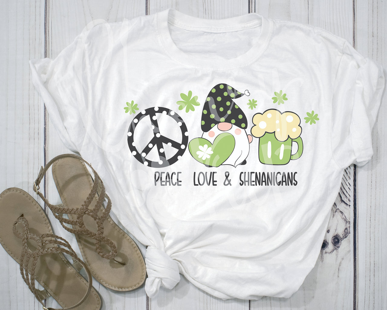 Peace Love & Shenanigans SVG