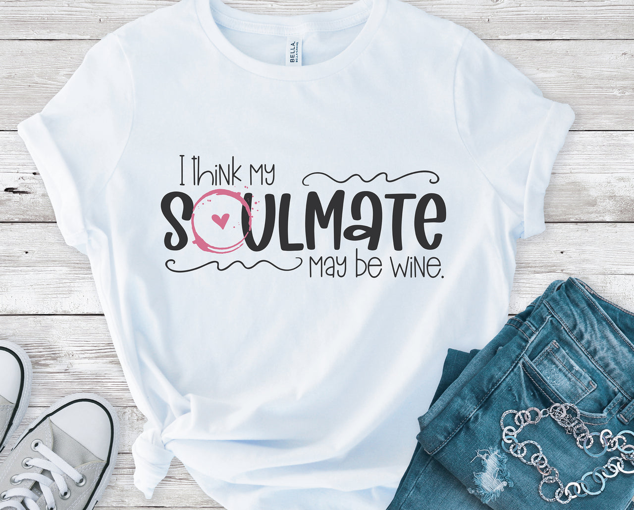 Wine Is My Soulmate SVG Digital Download