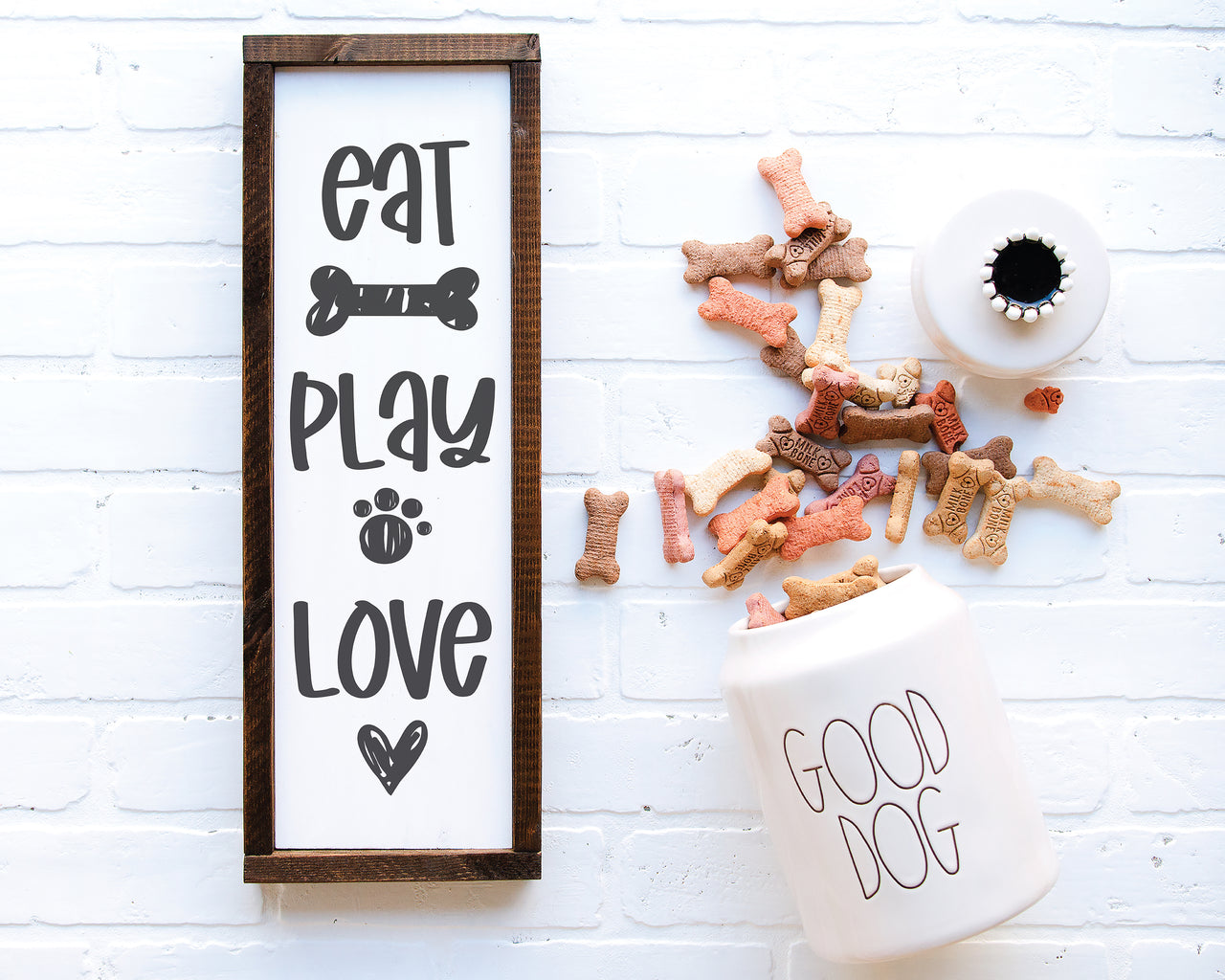 Eat Play Love SVG